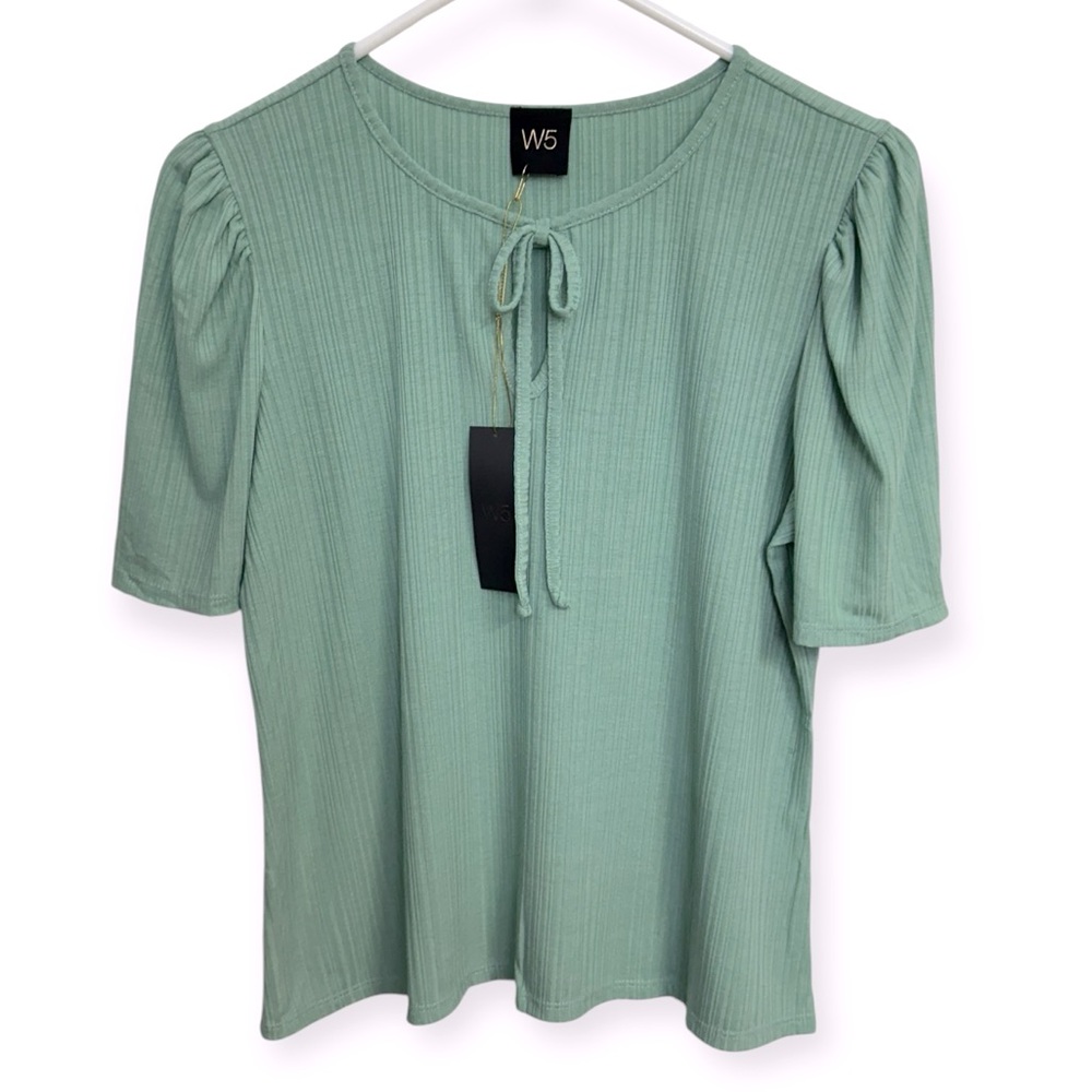Anthroplogie: W5 Women's Mint Green Blouse *231